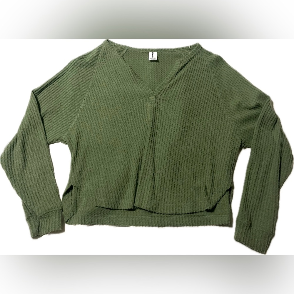 Abound Green Sweater Size M